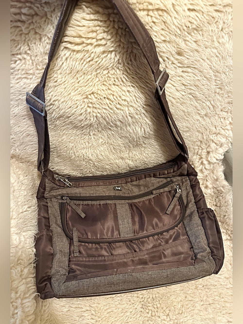 lug Brown Women's Messenger Crossbody Bag